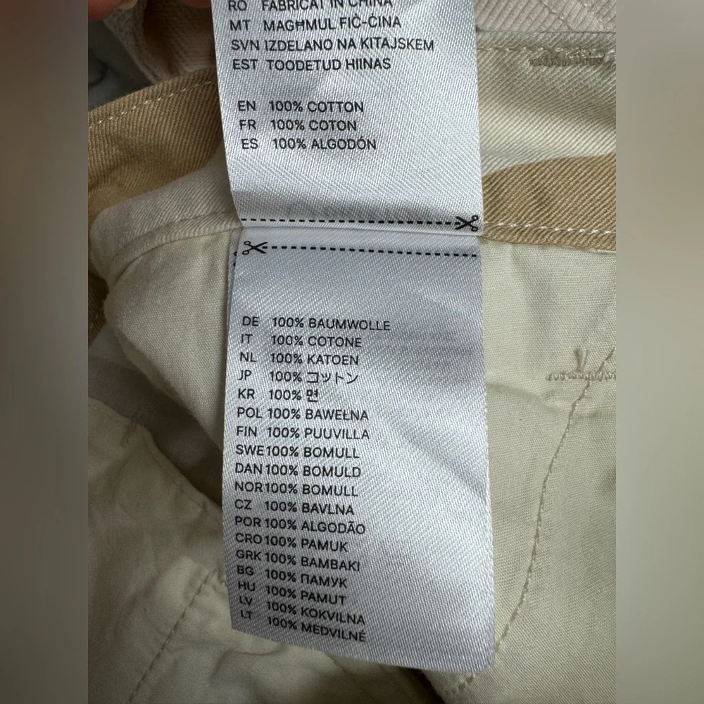 NWOT Brixton Victory wide leg pants in sand - Picture 8 of 9